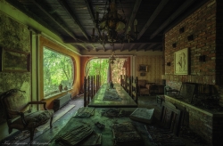 Living room of decay