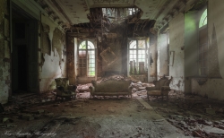 Living room of decay